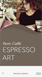 Mobile Screenshot of pavincaffe.com
